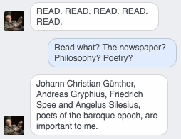 Illustration for article titled Get berated into reading by a Werner Herzog bot